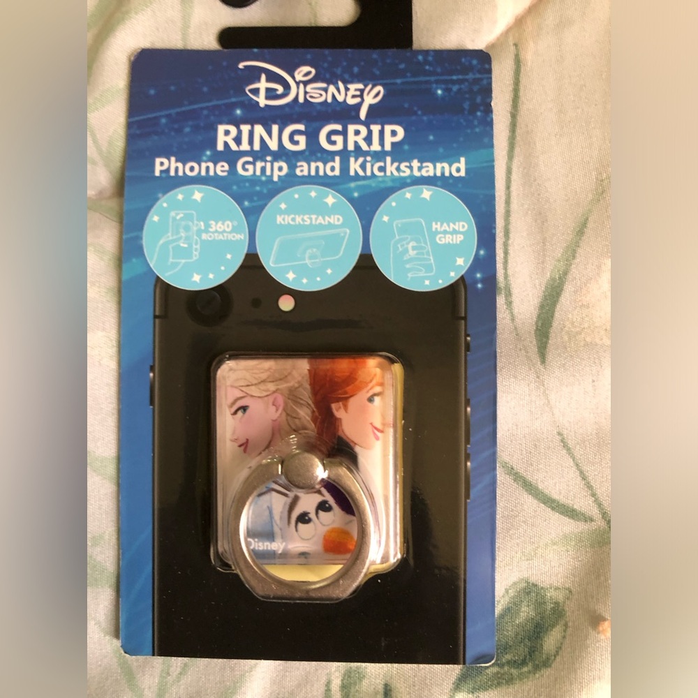 Disney frozen ring grip Anna, Elsa and Olaf